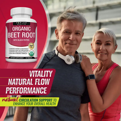 Organic Beetroot Capsules To Support Circulation And Vitality*