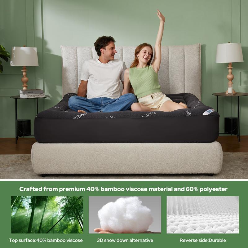 Bamboo Cooling Luxury Mattress Topper
