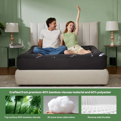 Bamboo Cooling Luxury Mattress Topper
