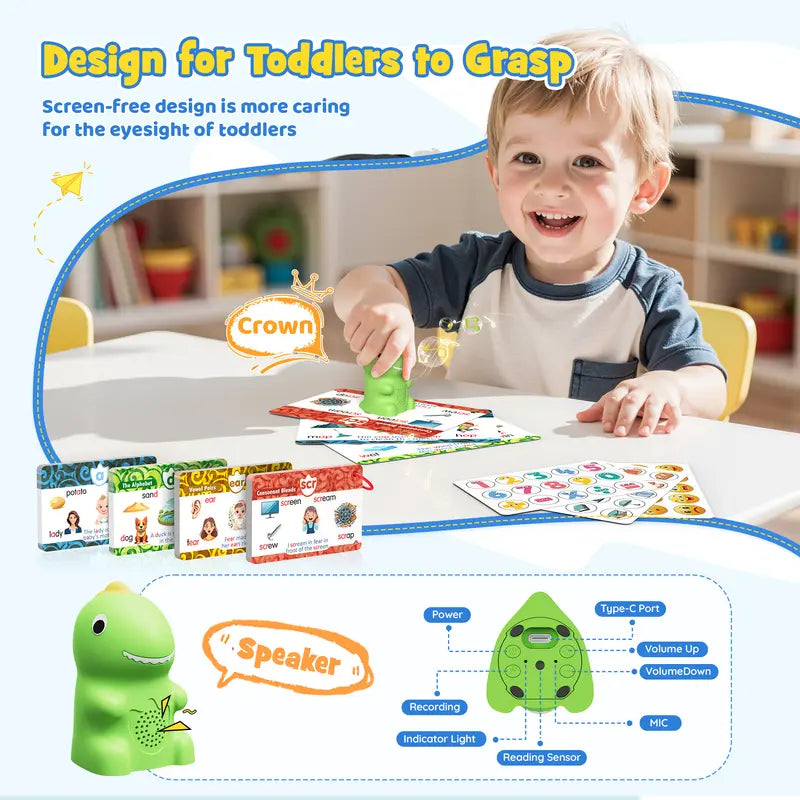 Talking Dinosaur Learning Device for Kids