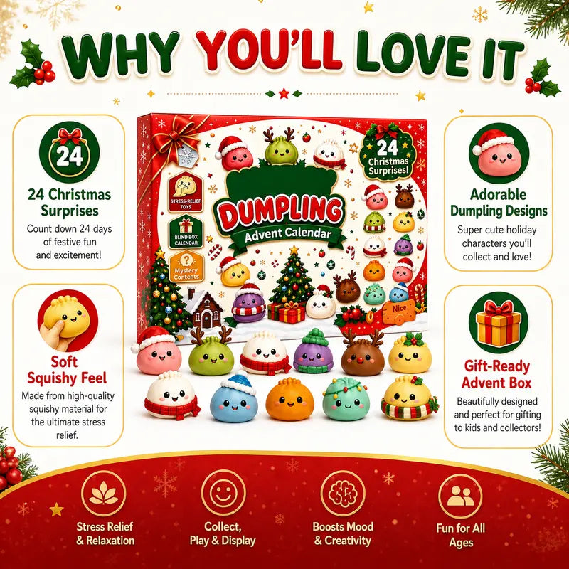 2026 Dumpling Squishy Advent Calendar