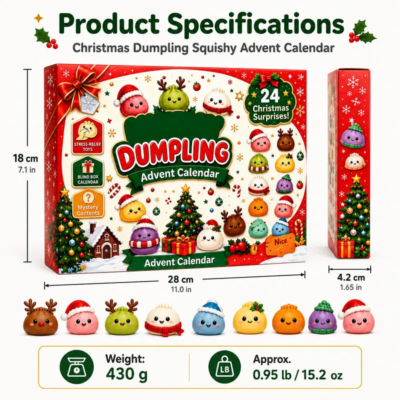 2026 Dumpling Squishy Advent Calendar