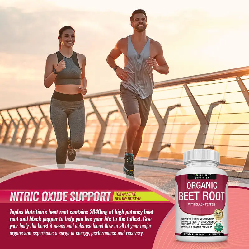 Organic Beetroot Capsules To Support Circulation And Vitality*