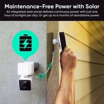Battery Solar Security Camera - 2K HD