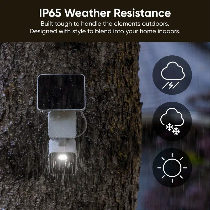 Battery Solar Security Camera - 2K HD